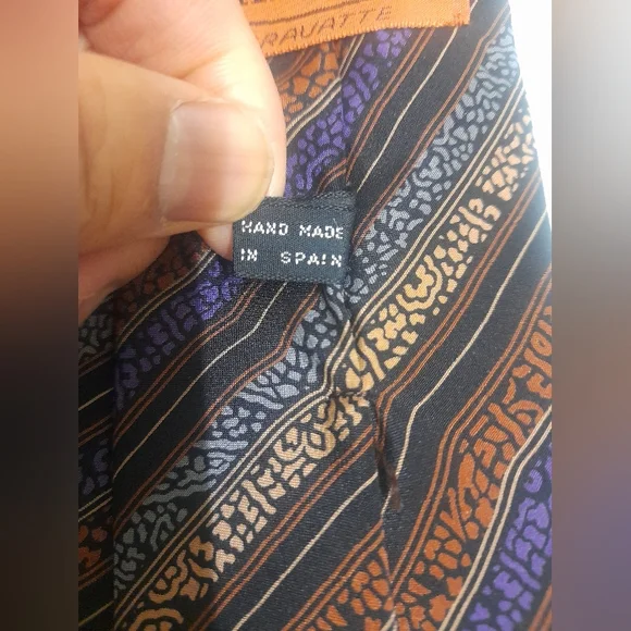 Missoni Cravette Striped Silk Tie *Vintage* - Picture 8 of 12